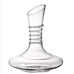 Classic European Luxury Crystal Glass Red Wine Decanter Hand  Blown